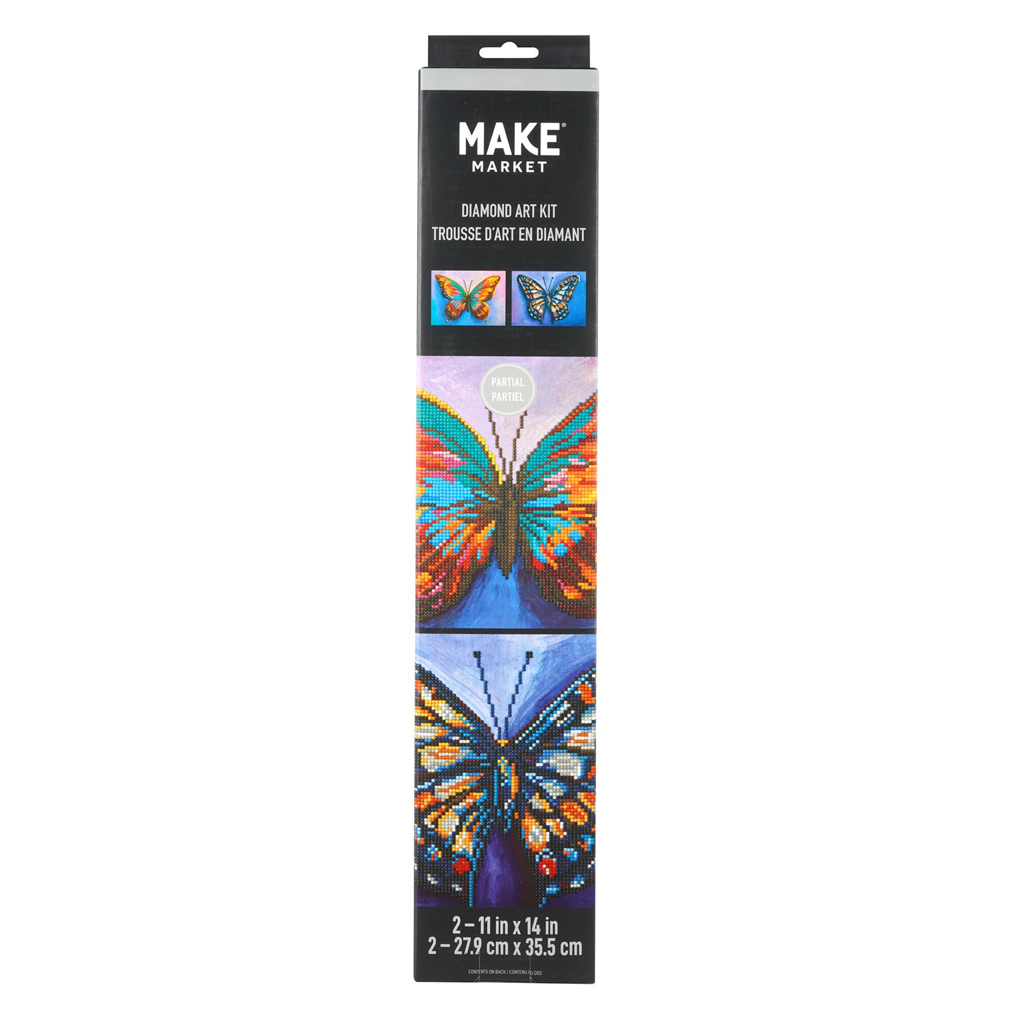 Butterfly Duo Diamond Art Kit by Make Market®